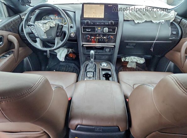 JN8AY2DB7P9834040 2023 NISSAN ARMADA White Dashboard view