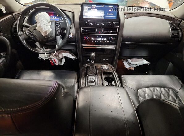 JN8AY2DB9N9812344 2022 NISSAN ARMADA White წინა პანელის ხედი