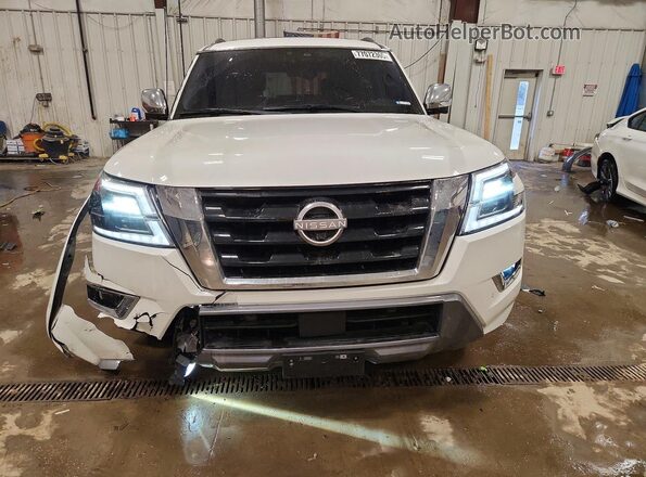 JN8AY2DB9N9812344 2022 NISSAN ARMADA White წინა ხედი