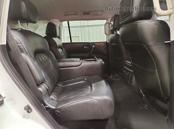 JN8AY2DB9N9812344 2022 NISSAN ARMADA White უკანა სავარძლების ხედი