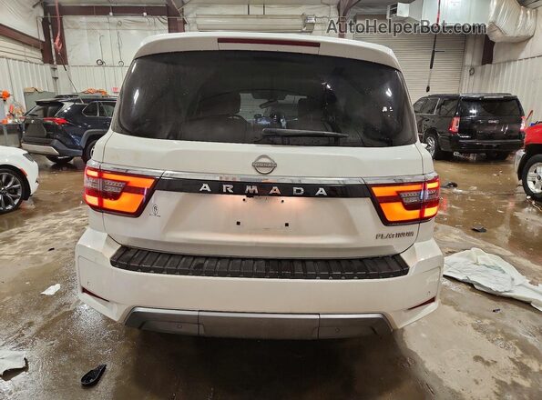 JN8AY2DB9N9812344 2022 NISSAN ARMADA White უკანა ხედი