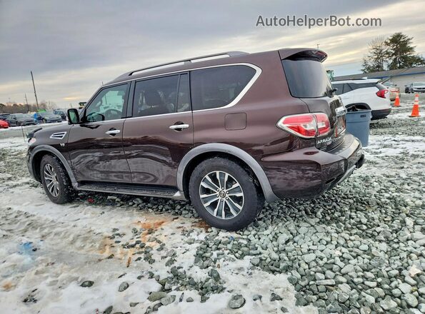 JN8AY2NC2L9620185 2020 NISSAN ARMADA Brown Trasero izquierdo