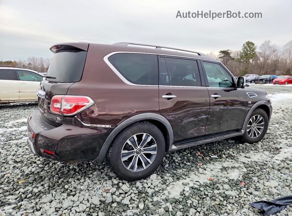 JN8AY2NC2L9620185 2020 NISSAN ARMADA Brown Trasero derecho