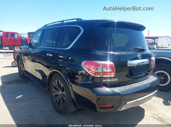 JN8AY2NF7K9350265 2019 NISSAN ARMADA Черный Задняя левая четверть