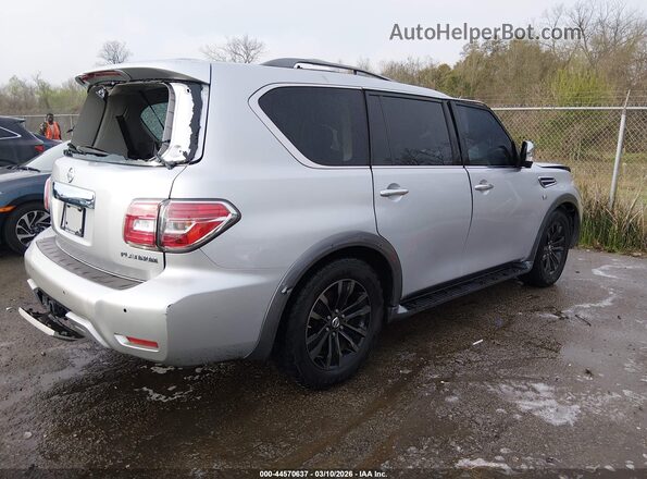 JN8AY2NF8J9331397 2018 NISSAN ARMADA Silver Tył prawy