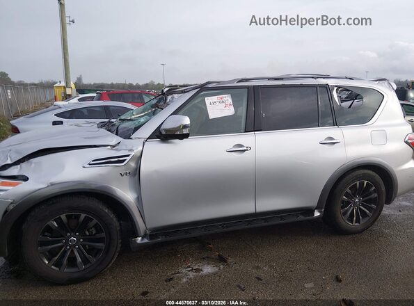 JN8AY2NF8J9331397 2018 NISSAN ARMADA Silver Widok wnętrza 360 stopni