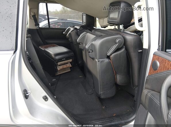 JN8AY2NF8J9331397 2018 NISSAN ARMADA Silver Widok naklejki z numerem VIN