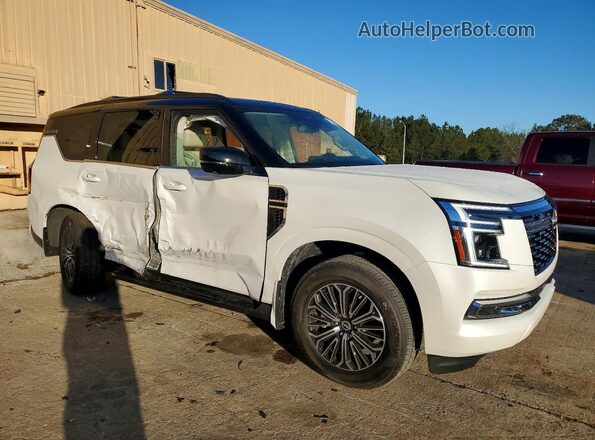 JN8AY3ED8S9301256 2025 NISSAN ARMADA White Przód prawy
