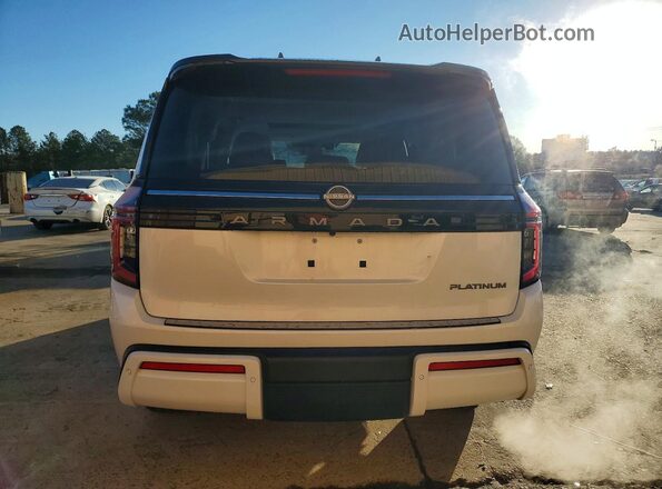JN8AY3ED8S9301256 2025 NISSAN ARMADA White Widok z tyłu