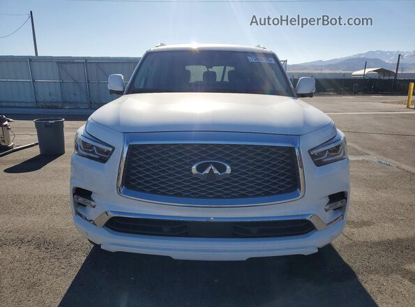 JN8AZ2AC6P9490114 2023 INFINITI QX80 White Դիմացի տեսք
