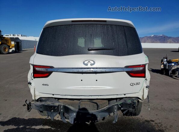 JN8AZ2AC6P9490114 2023 INFINITI QX80 White Հետևի տեսք