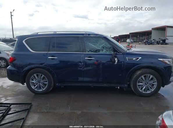 JN8AZ2AD8P9875151 2023 INFINITI QX80 Blue ხელსაწყოთა პანელის ხედი