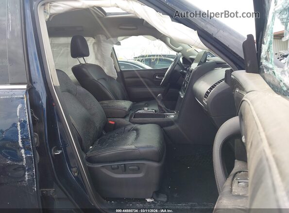 JN8AZ2AD8P9875151 2023 INFINITI QX80 Blue წინა სალონის ხედი