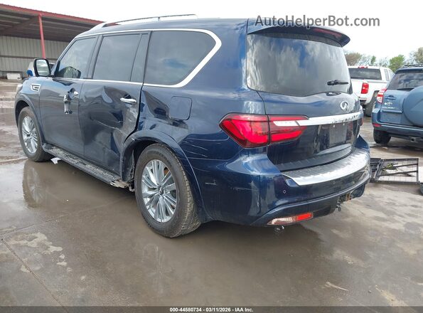 JN8AZ2AD8P9875151 2023 INFINITI QX80 Blue უკანა მარცხენა