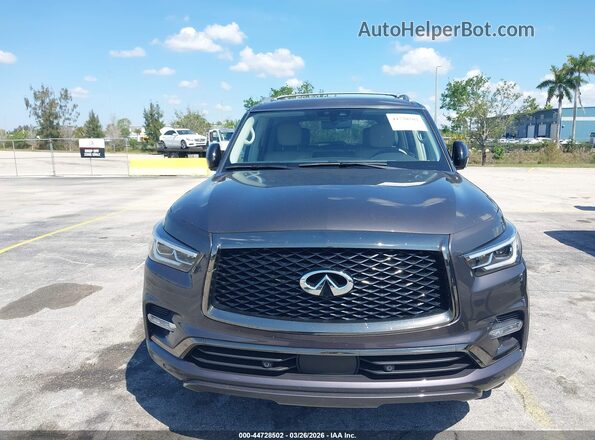 JN8AZ2AE1P9305677 2023 INFINITI QX80 Gray Front view