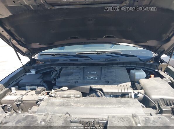 JN8AZ2AE1P9305677 2023 INFINITI QX80 Gray Rear view