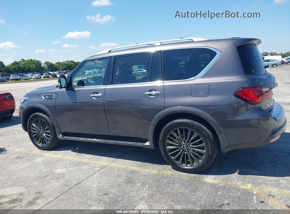 JN8AZ2AE1P9305677 2023 INFINITI QX80 Gray 360 interior view