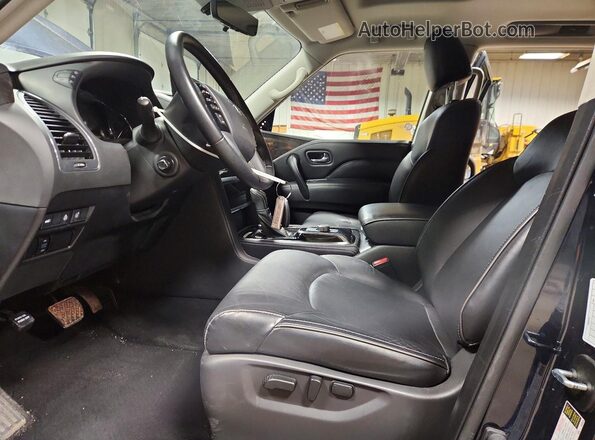 JN8AZ2AE3R9326663 2024 INFINITI QX80 Blue Вид салону спереду