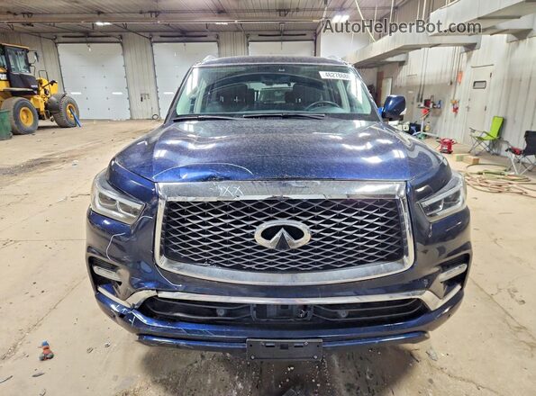 JN8AZ2AE3R9326663 2024 INFINITI QX80 Blue Вид спереду