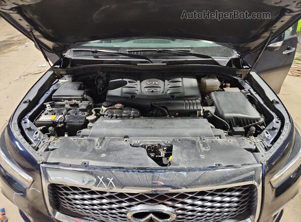 JN8AZ2AE3R9326663 2024 INFINITI QX80 Blue Вид підкапотного простору