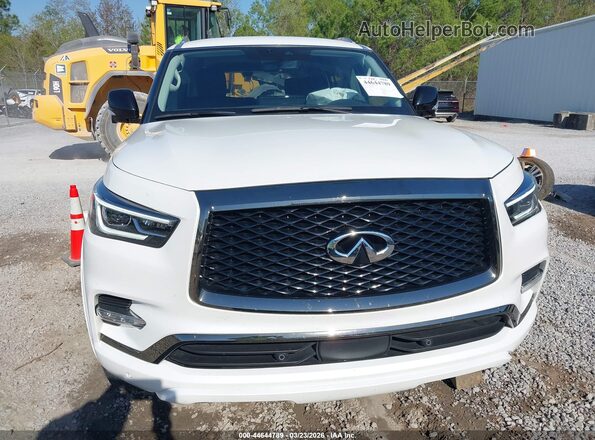 JN8AZ2AE4P9305687 2023 INFINITI QX80 White Widok zestawu wskaźników