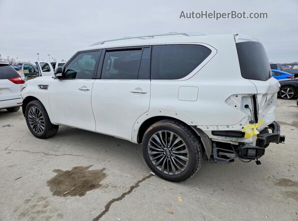 JN8AZ2AE5P9307660 2023 INFINITI QX80 White უკანა მარცხენა