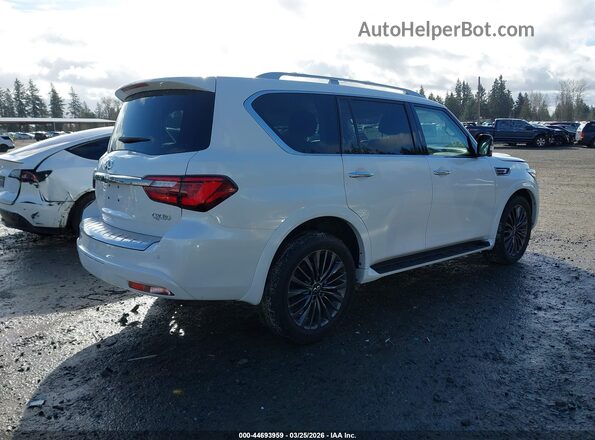 JN8AZ2AE8P9302808 2023 INFINITI QX80 White Trasero derecho