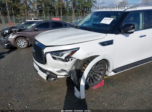 JN8AZ2AE8P9302808 2023 INFINITI QX80 White Vista frontal