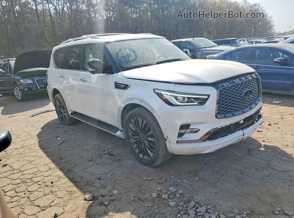 JN8AZ2AF2M9715442 2021 INFINITI QX80 Белый Передняя правая четверть