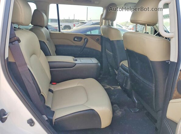 JN8AZ2AF2M9715442 2021 INFINITI QX80 Белый Вид задней части салона