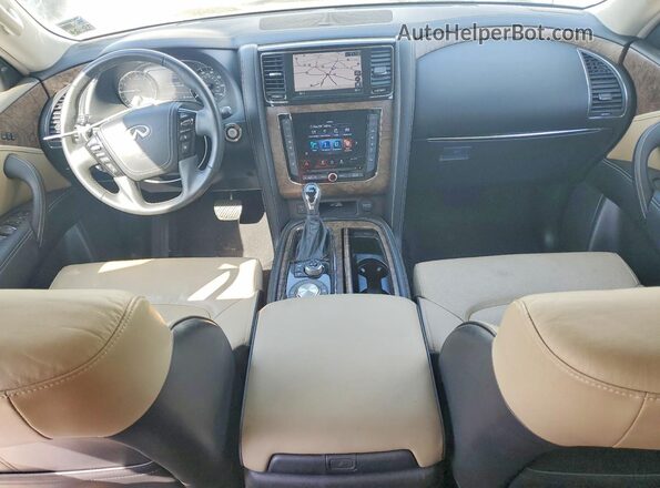 JN8AZ2AF2M9715442 2021 INFINITI QX80 Белый Вид панели приборов