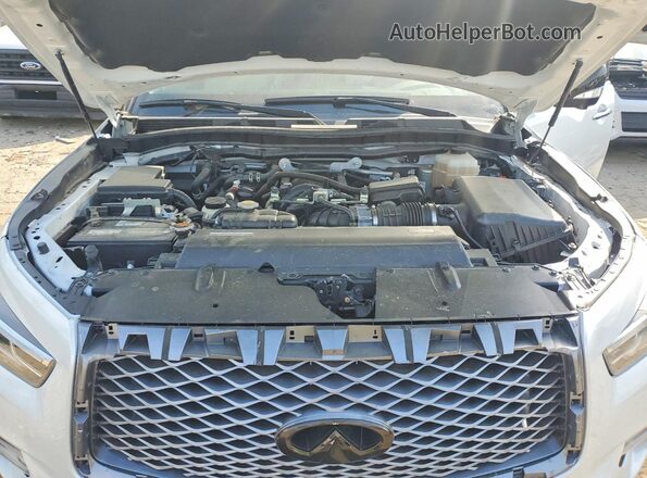 JN8AZ2AF2M9715442 2021 INFINITI QX80 Белый Вид подкапотного пространства