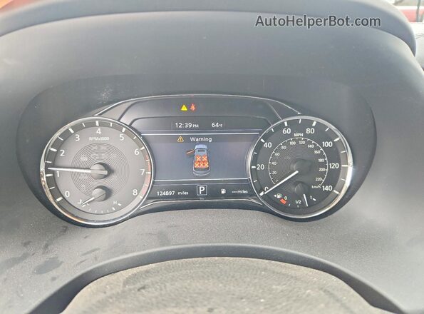 JN8AZ2AF2M9717692 2021 INFINITI QX80 Silver Вид щитка приладів