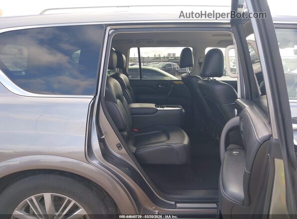 JN8AZ2AF3M9717605 2021 INFINITI QX80 Gray Vista de la etiqueta del VIN