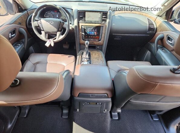 JN8AZ2AF9M9716622 2021 INFINITI QX80 Black Вид панелі приладів