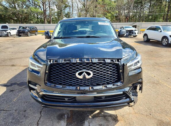 JN8AZ2AF9M9716622 2021 INFINITI QX80 Black Вид спереду
