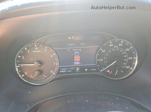 JN8AZ2BC5M9476067 2021 INFINITI QX80 White Instrument cluster view