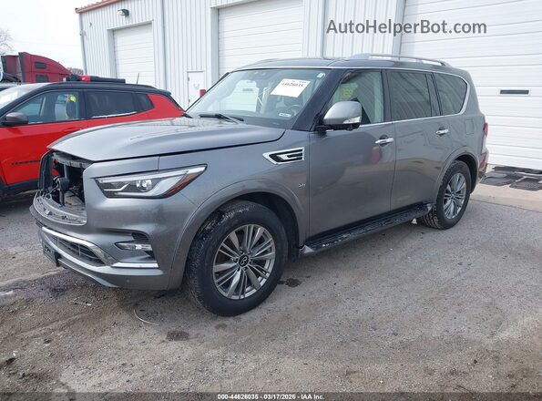 JN8AZ2NE3L9255546 2020 INFINITI QX80 Серебряный Передняя левая четверть