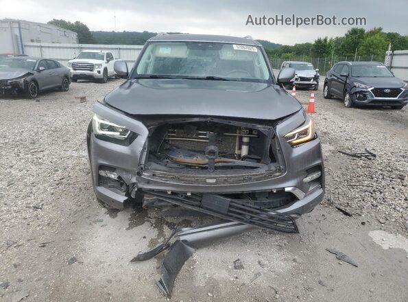 JN8AZ2NF3K9686296 2019 INFINITI QX80 Gray Դիմացի տեսք