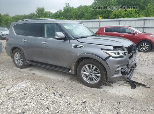 JN8AZ2NF3K9686296 2019 INFINITI QX80 Gray Առջևի աջ