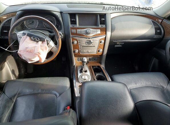 JN8AZ2NF5G9611641 2016 INFINITI QX80 Silver Вид панелі приладів
