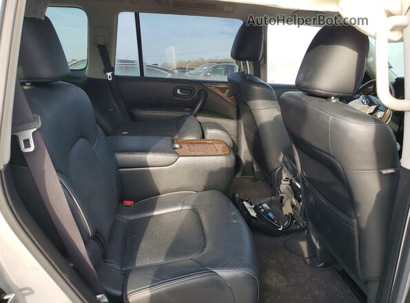 JN8AZ2NF5G9611641 2016 INFINITI QX80 Silver Вид задніх сидінь