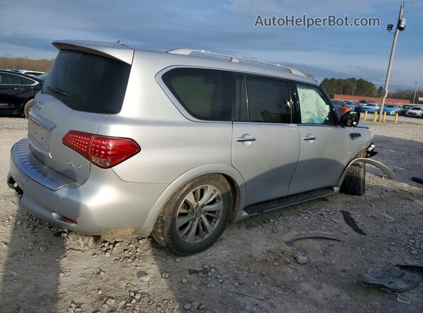 JN8AZ2NF5G9611641 2016 INFINITI QX80 Silver Задня права чверть
