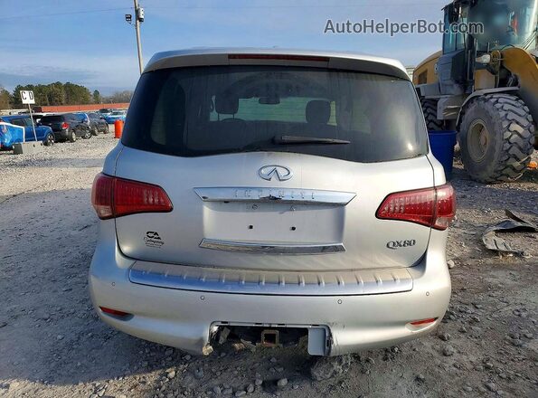 JN8AZ2NF5G9611641 2016 INFINITI QX80 Silver Вид ззаду