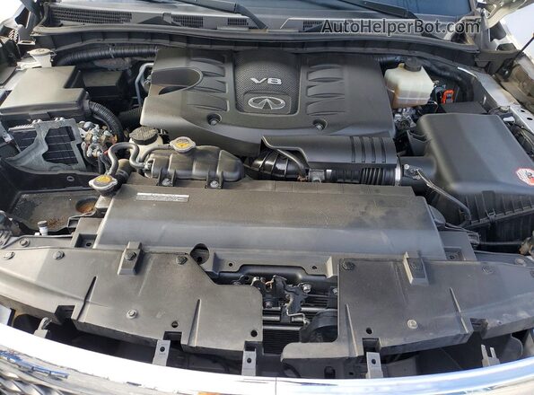 JN8AZ2NF5G9611641 2016 INFINITI QX80 Silver Вид задньої частини салону