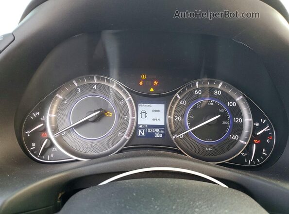 JN8AZ2NF5G9611641 2016 INFINITI QX80 Silver Вид щитка приладів