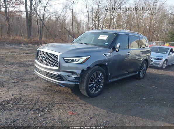 JN8AZ2NF6K9683151 2019 INFINITI QX80 Gray 