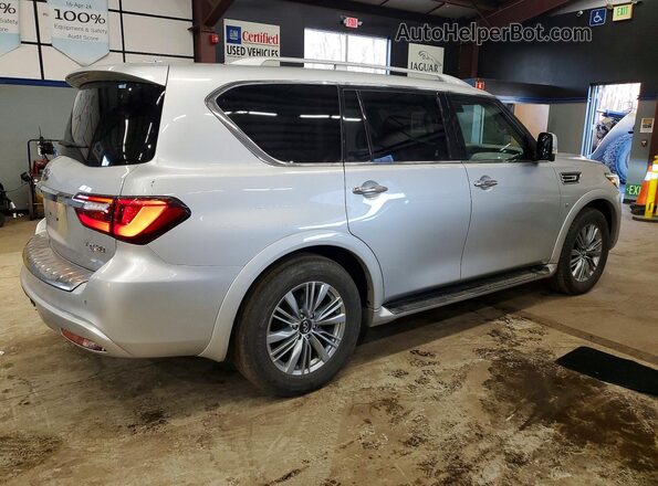 JN8AZ2NF7L9702467 2020 INFINITI QX80 Серебряный Передняя правая четверть