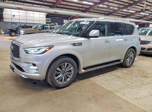 JN8AZ2NF7L9702467 2020 INFINITI QX80 Серебряный Задняя левая четверть