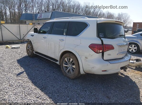JN8AZ2NF8H9647101 2017 INFINITI QX80 White Tył lewy